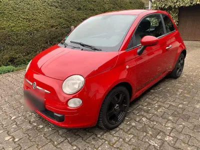 Brugt Fiat 500 Lounge 85 HK (62 kW) 2011 Rød Hatchback