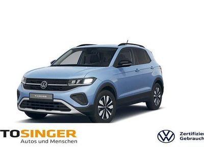 Gebraucht VW T-Cross Goal 116 PS (85 kW) 2025 Clear blue metallic SUV