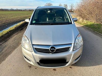 gebraucht Opel Zafira 1.6 CNG ecoFLEX*KLIMA*7 SITZER* TEILLEDER