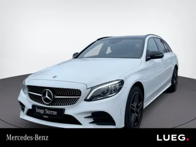 Gebraucht Mercedes C220 Night 194 PS (142 kW) 2021 Weiß Limousine