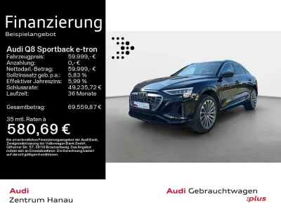 Gebraucht Audi Q8 e-tron S-Line 300 kW (408 PS) 2025 Schwarz SUV