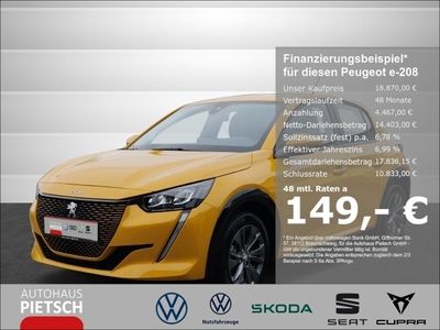 gebraucht Peugeot e-208 Active Pack Navi Sitzhzg LED Tempomat