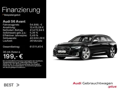 Gebraucht Audi S6 Design 344 PS (253 kW) 2025 Brillantschwarz Kombi