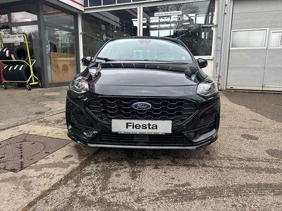 Gebraucht Ford Fiesta ST-Line 125 PS (91 kW) 2023 Obsidianschwarz metallic Kleinwagen