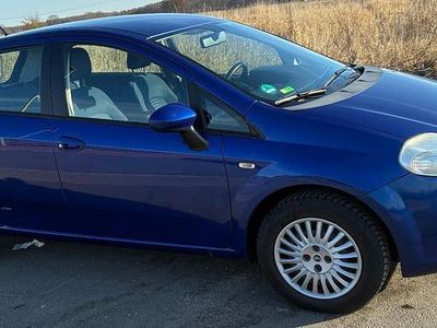 Gebraucht Fiat Grande Punto 65 PS (47 kW) 2008 Blau Kleinwagen