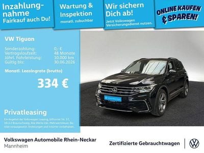 Usata VW Tiguan R-line 150 CV (110 kW) 2023 Nero SUV