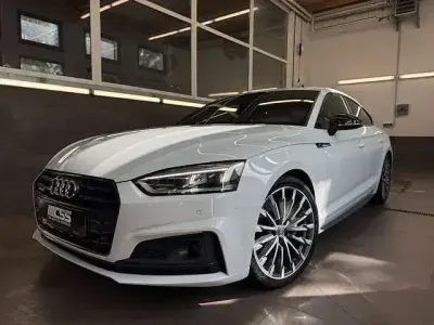 Gebraucht Audi A5 Sportback Black Edition 286 PS (210 kW) 2018 Weiß Kleinwagen