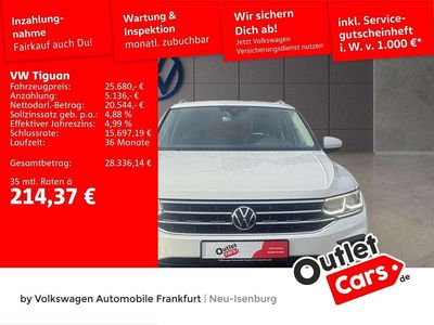 Pure white/pure white Gebraucht 2023 VW Tiguan Elegance SUV | 25.680 € (Guter Preis)