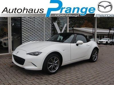 Neu Mazda MX5 Exclusive-Line 132 PS (97 kW) 2025 Arctic white Cabrio
