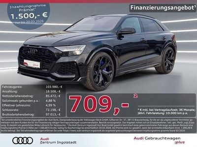 Gebraucht Audi RS Q8 Ambiente 600 PS (441 kW) 2023 Mythosschwarz metallic SUV