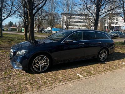 Gebraucht Mercedes E400 AMG line 340 PS (250 kW) 2018 Blau Kombi