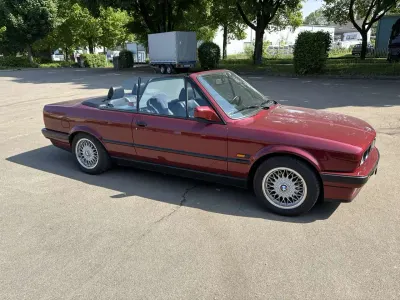 Gebraucht BMW 320 Cabriolet 129 PS (94 kW) 1993 Rot Cabrio