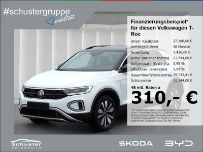 Gebraucht VW T-Roc Goal 150 PS (110 kW) 2025 Weiß SUV