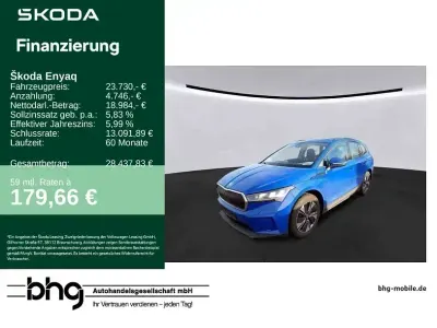 Brugt Skoda Enyaq iV Loft 108 kW (148 HK) 2023 Blå SUV