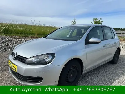 Gebraucht VW Golf VI 110 PS (80 kW) 2008 Silber Kleinwagen