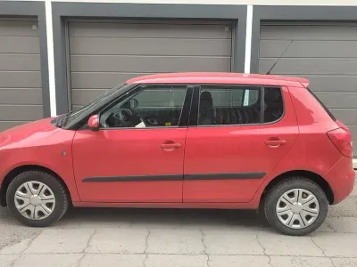 Gebraucht Skoda Fabia 60 PS (44 kW) 2008 Rot Kleinwagen