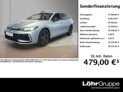Gebraucht VW Passat R-line 272 PS (200 kW) 2024 Oyster silver metallic Kombi