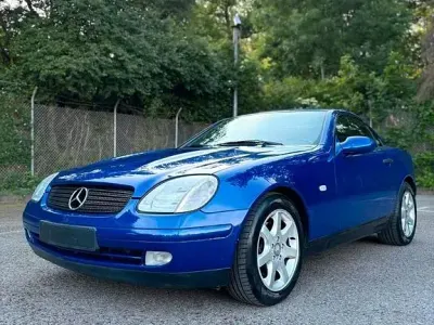 Gebraucht Mercedes SLK200 136 PS (100 kW) 1999 Blau Cabrio