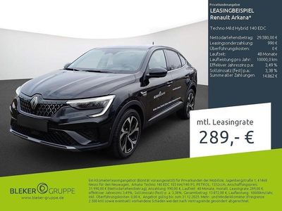Schwarz metallic Neu 2025 Renault Arkana Techno SUV | 29.580 € (Fairer Preis)