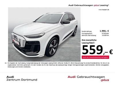 Gebraucht Audi Q6 e-tron S-Line 284 kW (387 PS) 2024 Weiß SUV