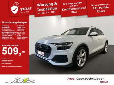 Gebraucht Audi Q8 Ambiente 286 PS (210 kW) 2023 Gletscherweiß metallic SUV