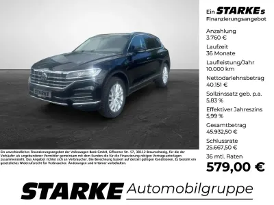 Gebraucht VW Touareg Atmosphere 231 PS (169 kW) 2022 Schwarz (deep black perleffekt) SUV