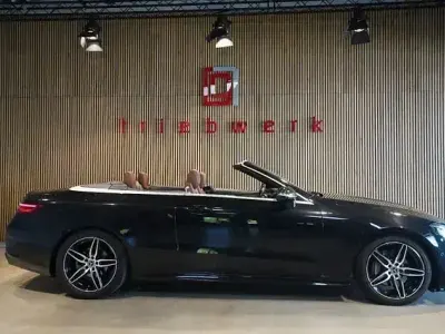 Brugt Mercedes E300 AMG 245 HK (180 kW) 2020 Sort Cabriolet