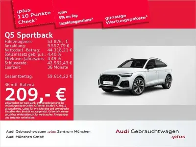 Gebraucht Audi Q5 Sportback S-Line 367 PS (269 kW) 2025 Gletscherweiß metallic SUV