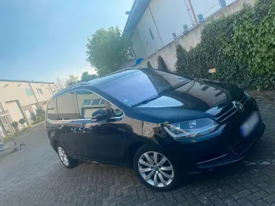 Brugt VW Sharan Highline 140 HK (102 kW) 2011 Sort MPV