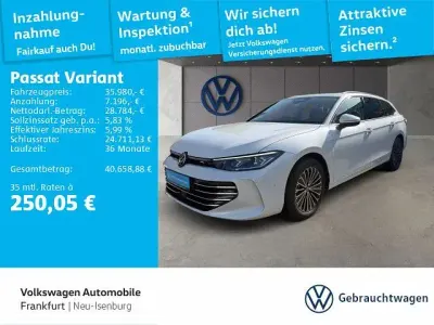 Gebraucht VW Passat Elegance 193 PS (141 kW) 2024 0r oryxweiß perlmutteffekt (metallic) Kombi