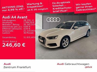 Usata Audi A4 Advanced 204 CV (150 kW) 2023 Bianco Station wagon