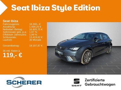 Gebraucht Seat Ibiza Style 116 PS (85 kW) 2024 Grau Kleinwagen