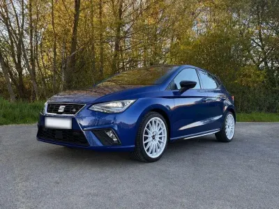 Brugt Seat Ibiza Black Edition 95 HK (69 kW) 2020 Blå Hatchback