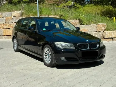 Brugt BMW 320 177 HK (130 kW) 2008 Sort Stationcar