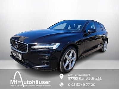 Gebraucht Volvo V60 R-Design 253 PS (186 kW) 2020 Onyx black / metallic Kombi
