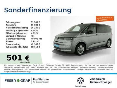 Monosilber metallic Gebraucht 2025 VW Multivan Life Van | 51.765 € (Guter Preis)