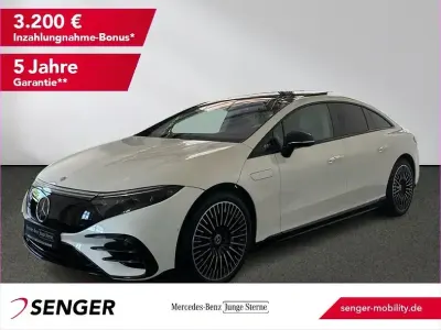 Gebraucht Mercedes EQS580 Premium 384 kW (523 PS) 2022 Weiß Limousine