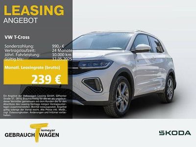 Gebraucht VW T-Cross IQ Drive 150 PS (110 kW) 2024 Weiß SUV