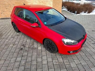 Gebraucht VW Golf VI Highline 140 PS (102 kW) 2009 Rot Kleinwagen