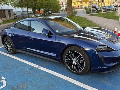 Usata Porsche Taycan 350 kW (476 CV) 2022 Blu Berlina