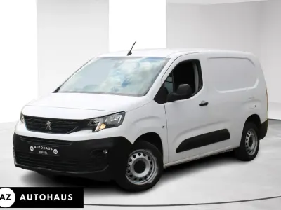 Gebraucht Peugeot Partner Premium 130 PS (95 kW) 2021 Weiß Van / Kleinbus