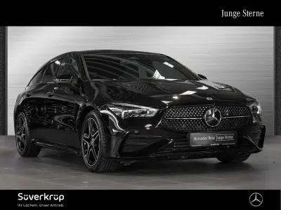 Gebraucht Mercedes CLA180 AMG 116 PS (85 kW) 2024 Schwarzlack kosmosschwarz (metallic) Coupé