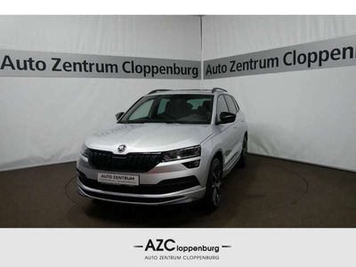 gebraucht Skoda Karoq Sportline 4x4 2.0 TDI Pano+LED+Navi+Virtua