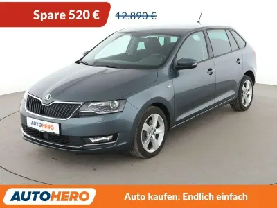 Gebraucht Skoda Rapid Clever 125 PS (91 kW) 2017 Grau Kleinwagen