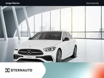 Gebraucht Mercedes C300 AMG line 265 PS (194 kW) 2022 Unilack polarweiß Limousine