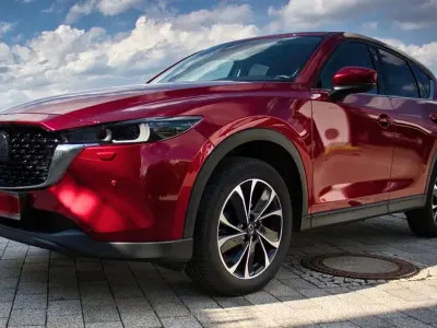 Gebraucht Mazda CX-5 Sports-Line 194 PS (142 kW) 2022 Rot SUV