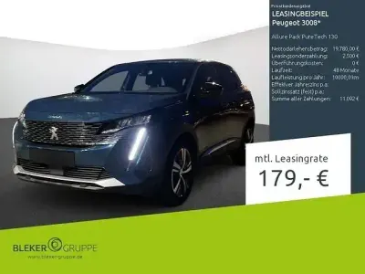 Gebraucht Peugeot 3008 Allure 131 PS (96 kW) 2023 Blau SUV