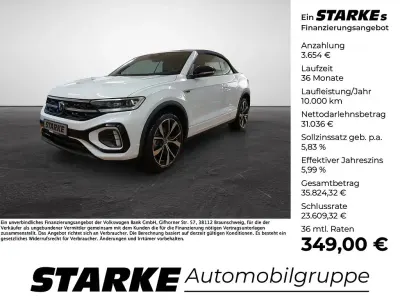 Gebraucht VW T-Roc Cabriolet R-line 150 PS (110 kW) 2024 Pure white Cabrio