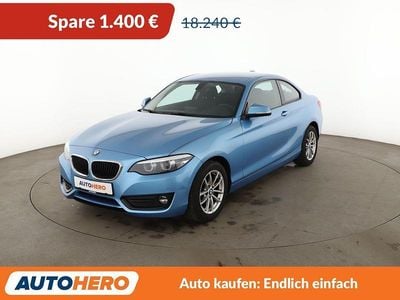 Gebraucht BMW 218 Advantage 136 PS (100 kW) 2018 Blau Coupé