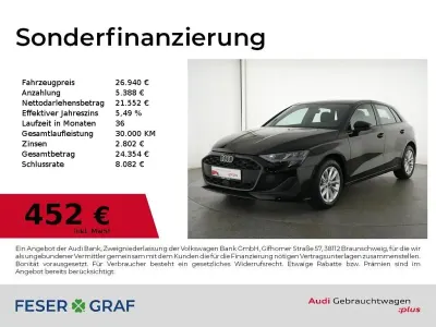 Gebraucht Audi A3 Ambiente 116 PS (85 kW) 2025 Schwarz Limousine